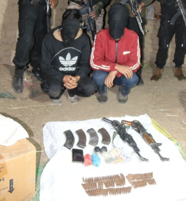 'Two LeT hybrid terrorists Apprehended in Shopian, Arms and ammunition recov'